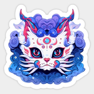 Legendary God Cat - Mystical Cat Sticker